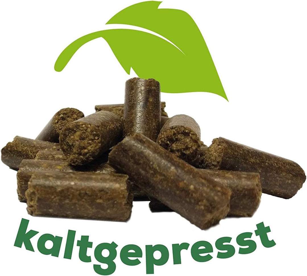 RAW Nature Trockenfutter Adult mit Ente 1kg, kaltgepresstes Hundefutter, Getreidefrei, 100% Muskelfl