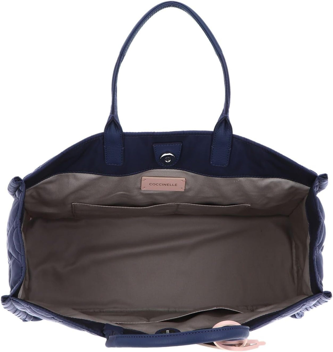 Coccinelle Never Without Bag Nylon Matelasse Handbag Mirtillo/Mirtil