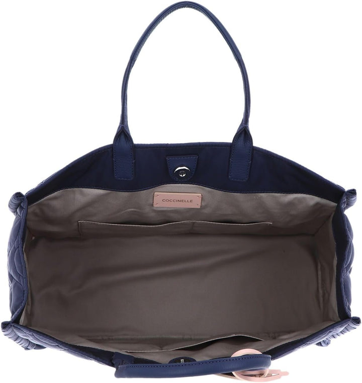 Coccinelle Never Without Bag Nylon Matelasse Handbag Mirtillo/Mirtil