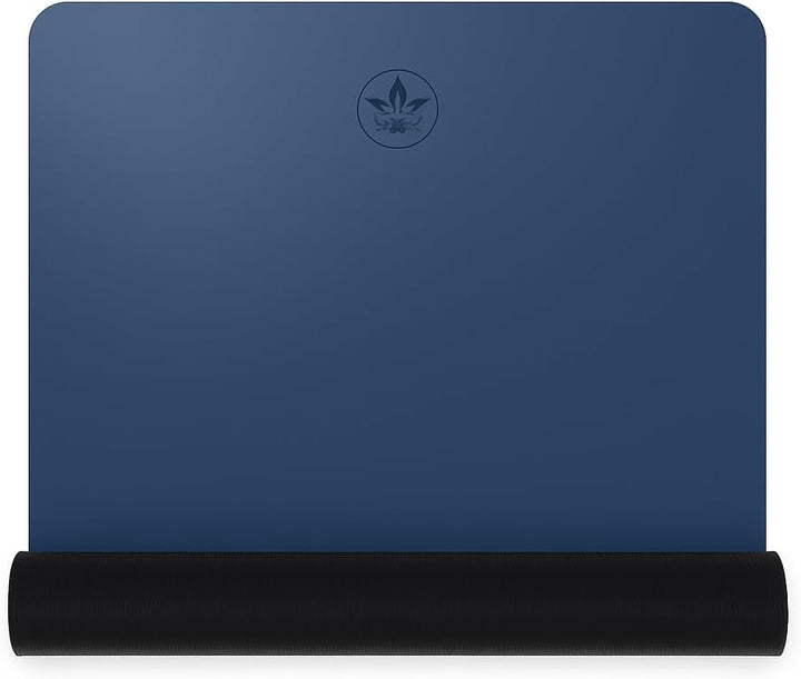 Premium Yoga-Matte STUDIO 185 x 68 x 0,4cm (extra gross) inkl. Gurt aus ECO PU & Naturkautschuk - An
