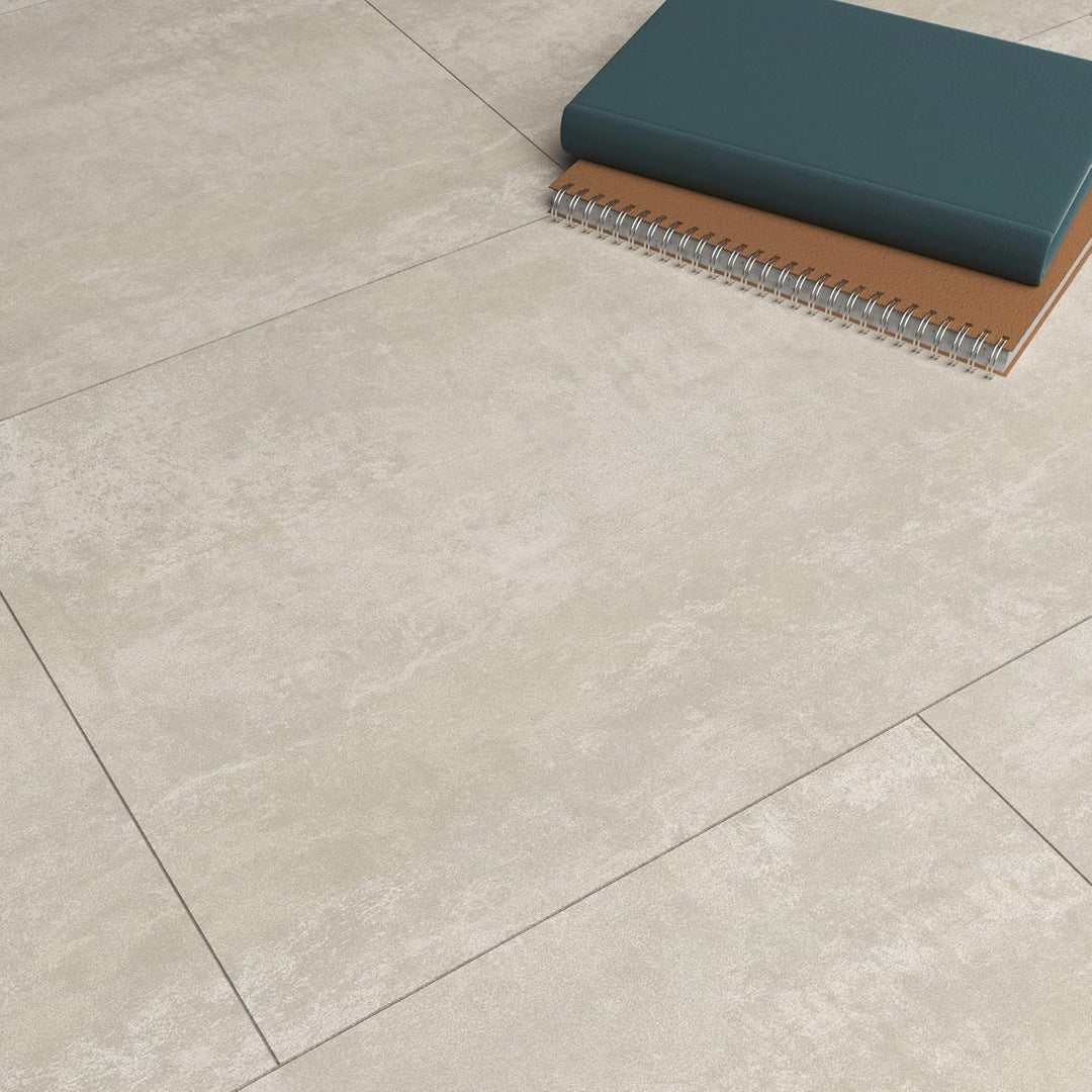 ARTENS - PVC Bodenbelag - SIBAI - Click Vinyl-Fliesen mit integrierter Unterlage - Vinylboden - Beto