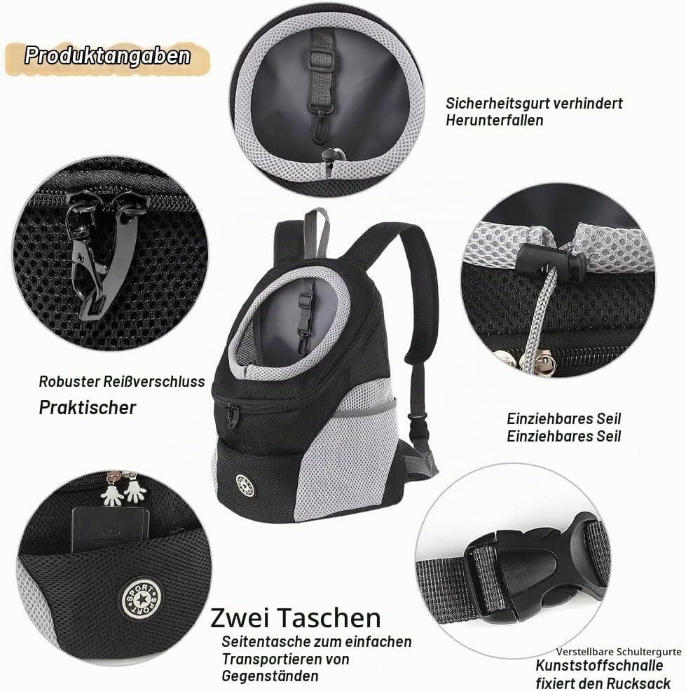 hundetragetasche bis 7,5kg, hunderucksack, hundetasche, hundetragetuch, Hunde Tragetasche, katzenruc