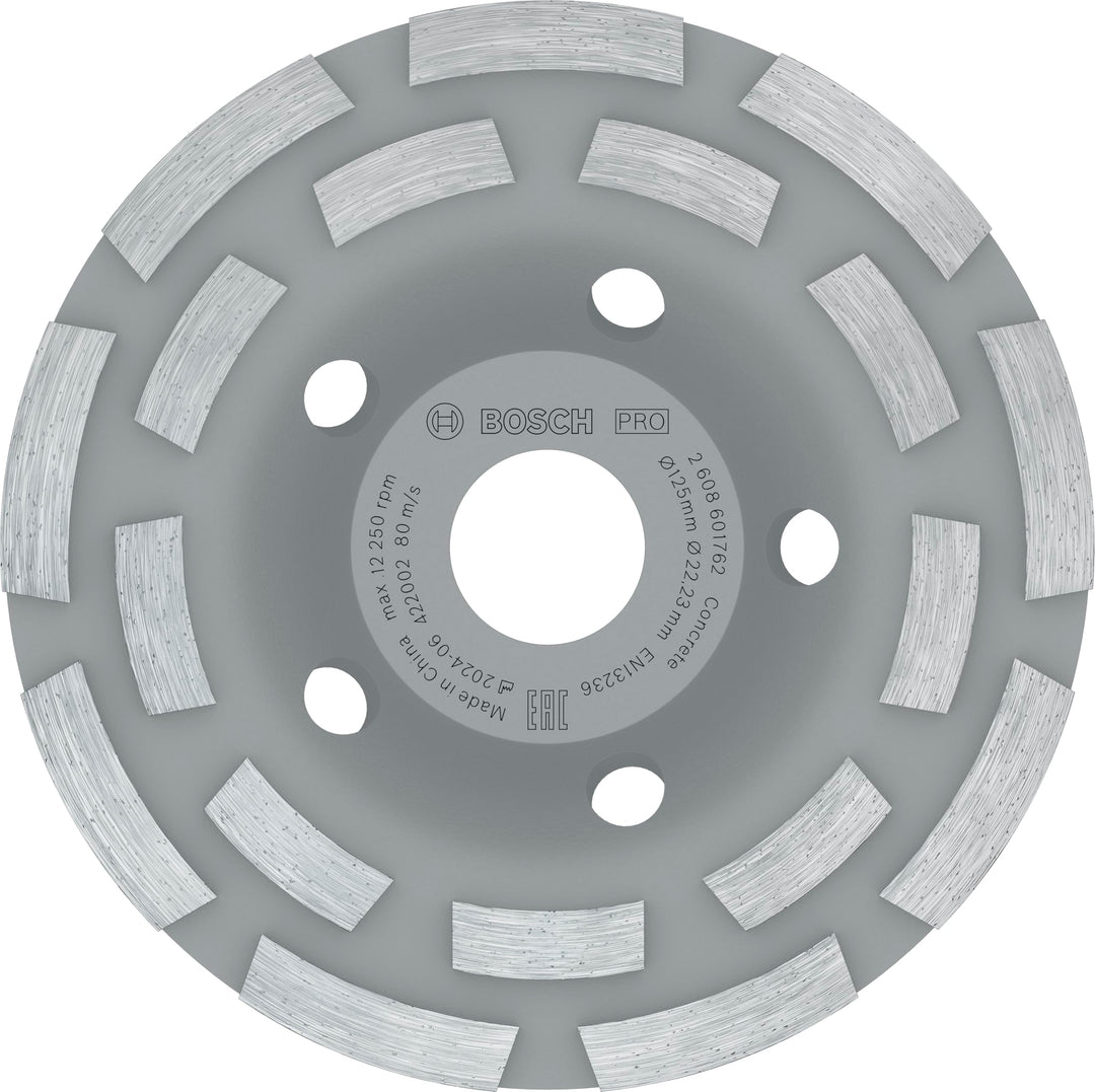 Bosch Accessories Diamantschleifscheibe Expert for Concrete Diamanttopfscheibe (für Beton, Schleifsc