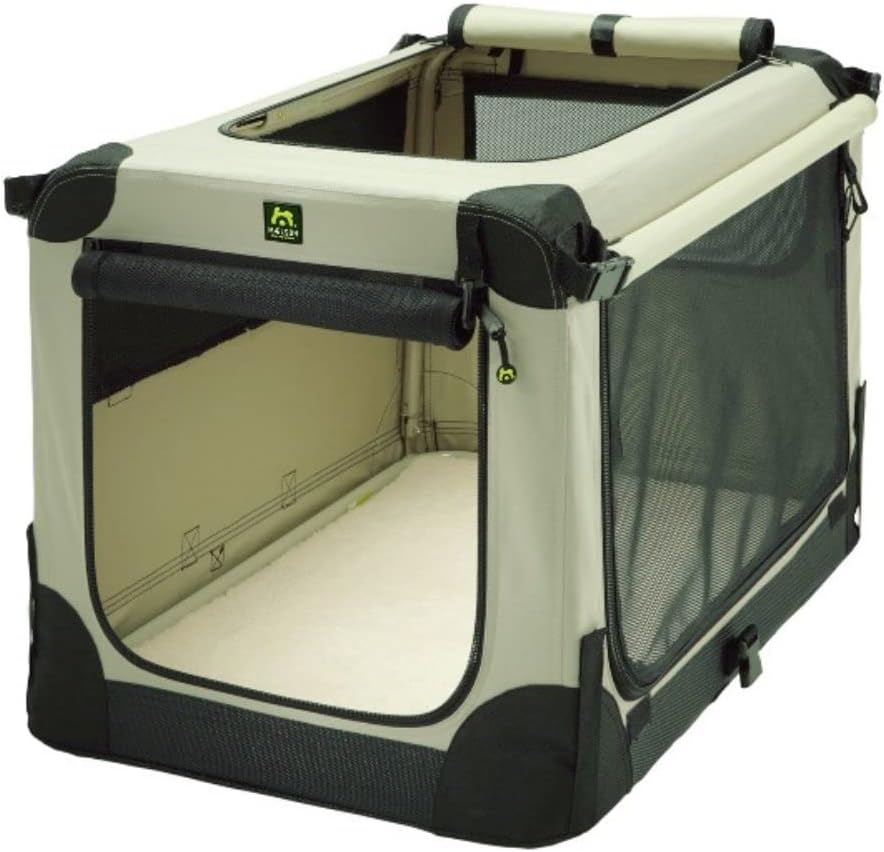 Maelson Soft Kennel faltbare Hundebox -beige - XXS 52 - (52 x 33 x 33cm) hautfarben XXS 52 - (52 x 3
