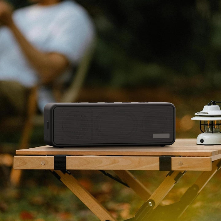 Raymate Bluetooth Lautsprecher Musikbox Tragbarer Bluetooth Box mit Lauter Stereo Sound, Satter Bass