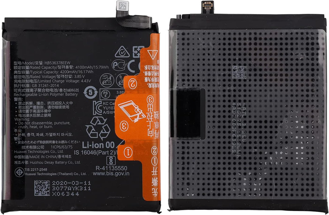 SwarKing Ersatz Akku Kompatibel mit Huawei P40 Pro HB536378EEW with Toolkit