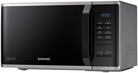 Samsung MS23K3513AS Mikrowelle 750 W Schwarz, Silber – Mikrowelle (Arbeitsplatte, 750 W, Tasten, sch