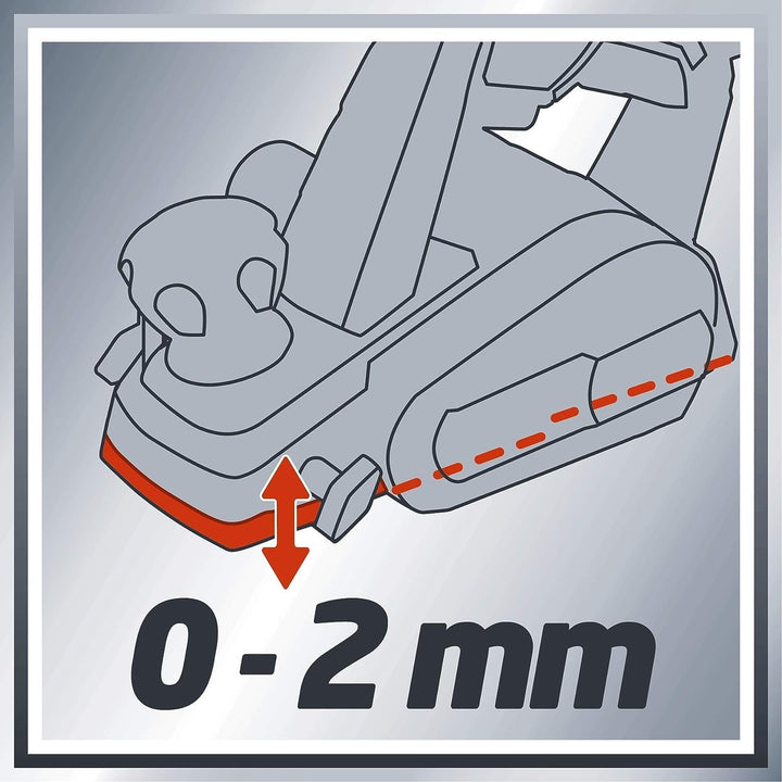 Einhell Elektrohobel TC-PL 750 (750 W, bis 2mm Spantiefe, grosse Messerwelle, automatischer Parkschu