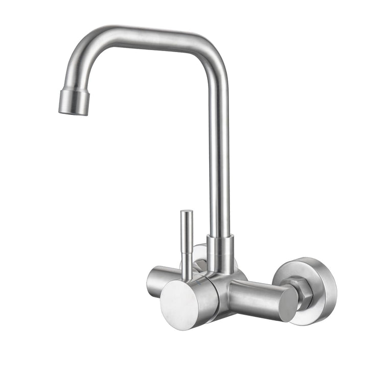 ONECE Wandmontage Küchenarmatur mit 11 cm Lochrabstand, Wasserhahn in Wand | Wandarmatur Küche aus E