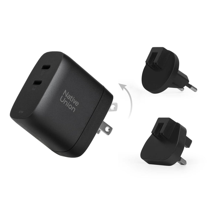 Native Union Schnelles GaN-Ladegerät PD 67W – Ultra-Kompaktes Power Delivery-fähiges USB-C-Ladegerät