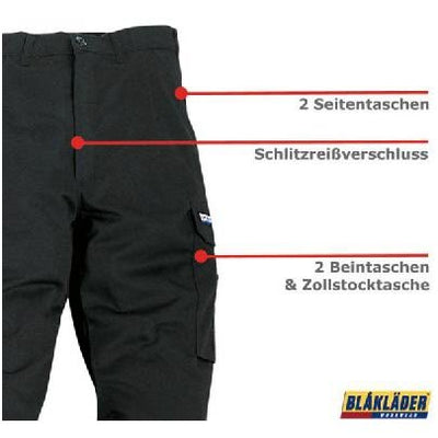 Blakläder Bundhose Profil, 1 Stück, D92, schwarz, 140013709900D92, D92