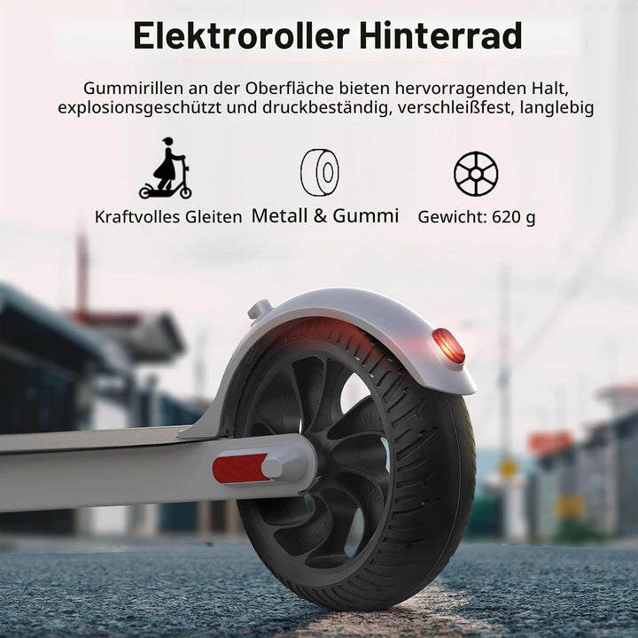 Roundsky Ersatz Hinter Rad für Kugoo S1 S2 S3 Elektro Roller Hinter Rad Nabe und Reifen Ersatz Teil