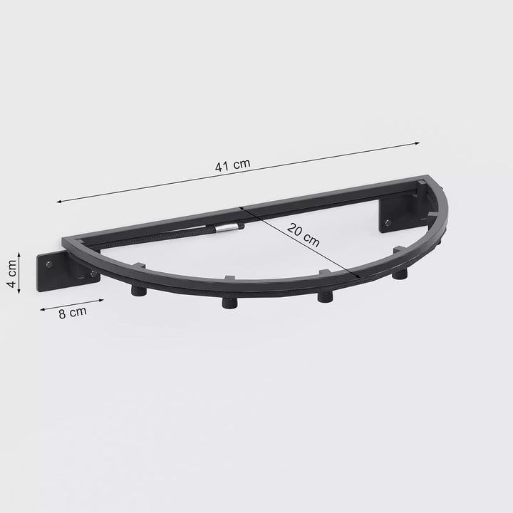 QLS Müllsackhalter U1 Müllsackständer Wandbefestigung Wandhalter Wandmontage Abfallhalter 35 L 240 L