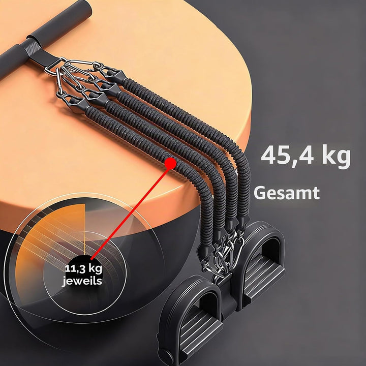 Bauchtrainer Bodybuilding Expander Bauchtrainer Multifunktionstrainer Sit-Up Trainingsgeräte Elastis