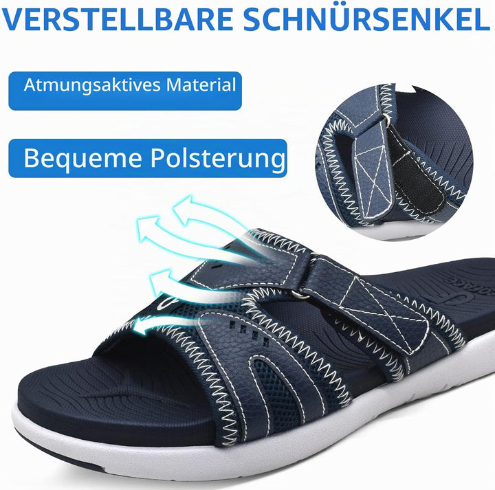 COFACE Herren Sport Recovery Sandalen Plantar Fasciitis weiche Polsterung leichtes Gewicht Bogen Unt