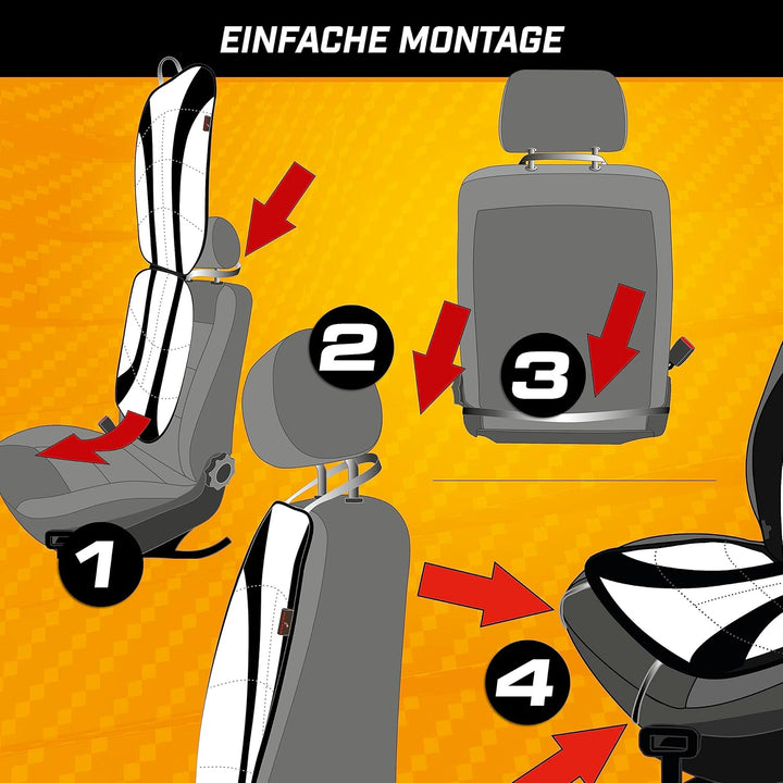 Walser Auto-Sitzauflage Hunt, Sitzkissen-PKW, Universal Sitzschoner-Auto, Sitzauflage-Auto Vordersit