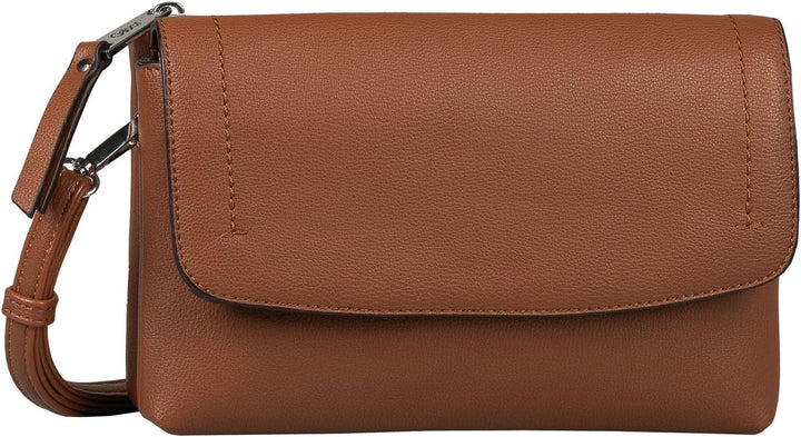 camel active Damen Gabor Bags Elissa Umhängetasche Umschlagtasche Klein Blau Cognac, Cognac