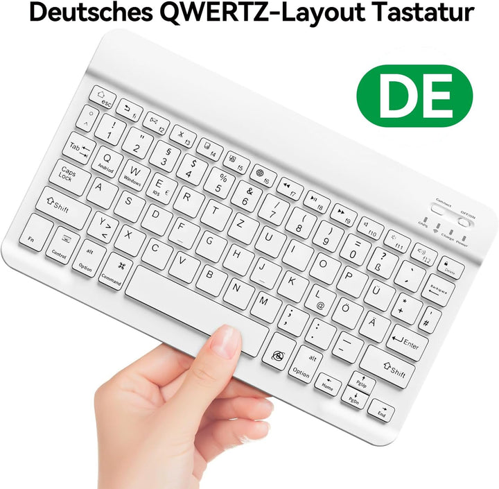 Tastatur Hülle für iPad 9. Generation / 8. Generation / 7.Generation 10,2 Zoll, Magnetisch Abnehmbar