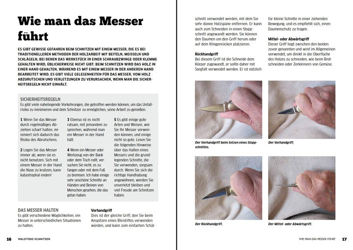 Waldtiere schnitzen: Schritt für Schritt, Taschenbuch