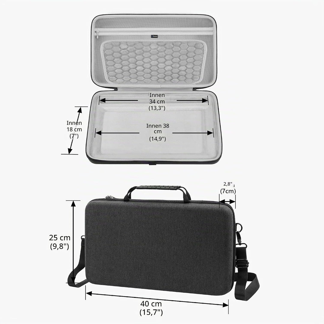 Geekria Hartschalen-Reise-Tragetasche, EVA-Schutztasche, kompatibel mit Blackmagic Design Davinci Re