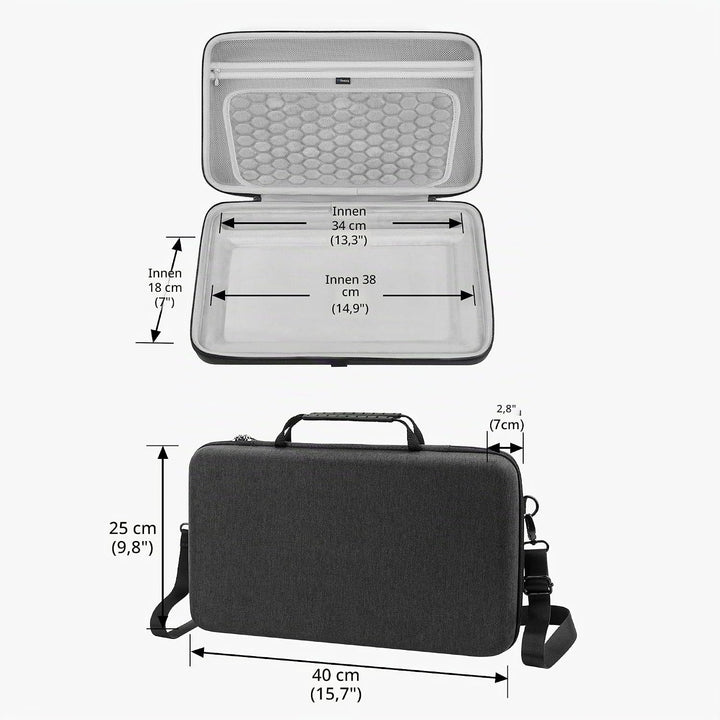 Geekria Hartschalen-Reise-Tragetasche, EVA-Schutztasche, kompatibel mit Blackmagic Design Davinci Re