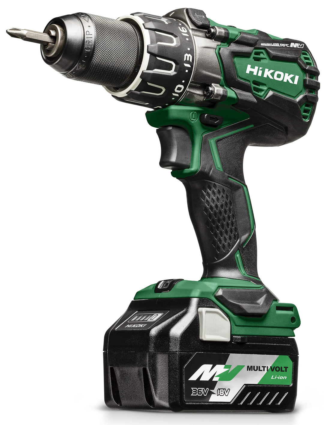 HiKOKI Akku-Bohrschrauber DS36DA (36V, Brushless, Li-Ion, 138 Nm, LED, Spindelarretierung, Transport