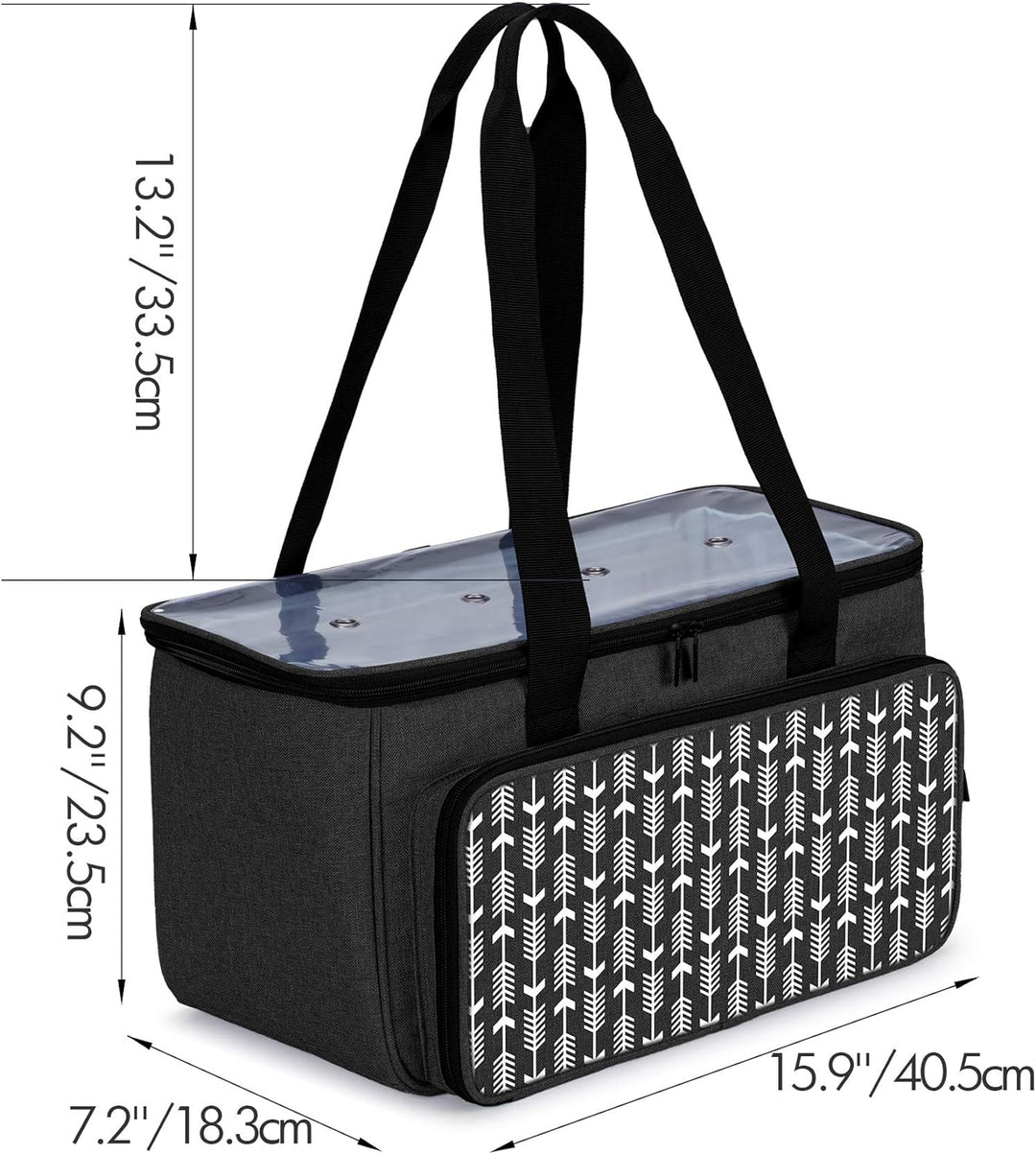 Yarwo Tasche für Garnaufbewahrung, Stricktasche zur Aufbewahrung von Wolle, Handarbeitstasche mit Gr