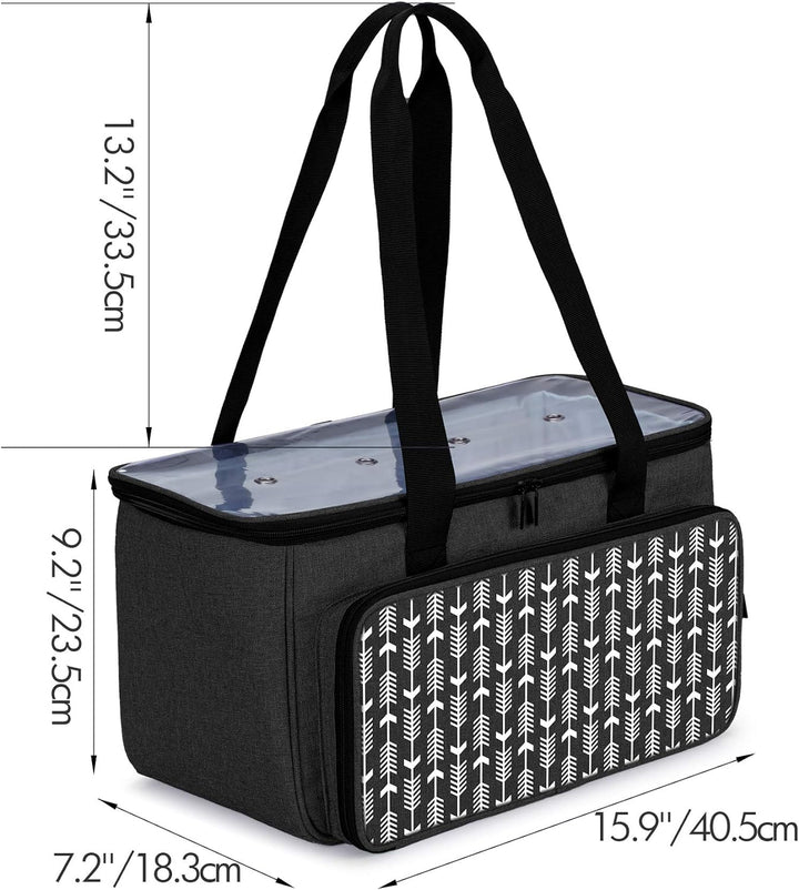 Yarwo Tasche für Garnaufbewahrung, Stricktasche zur Aufbewahrung von Wolle, Handarbeitstasche mit Gr