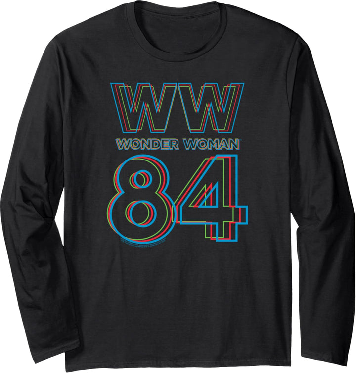 Wonder Woman 1984 3D Hype Logo Langarmshirt