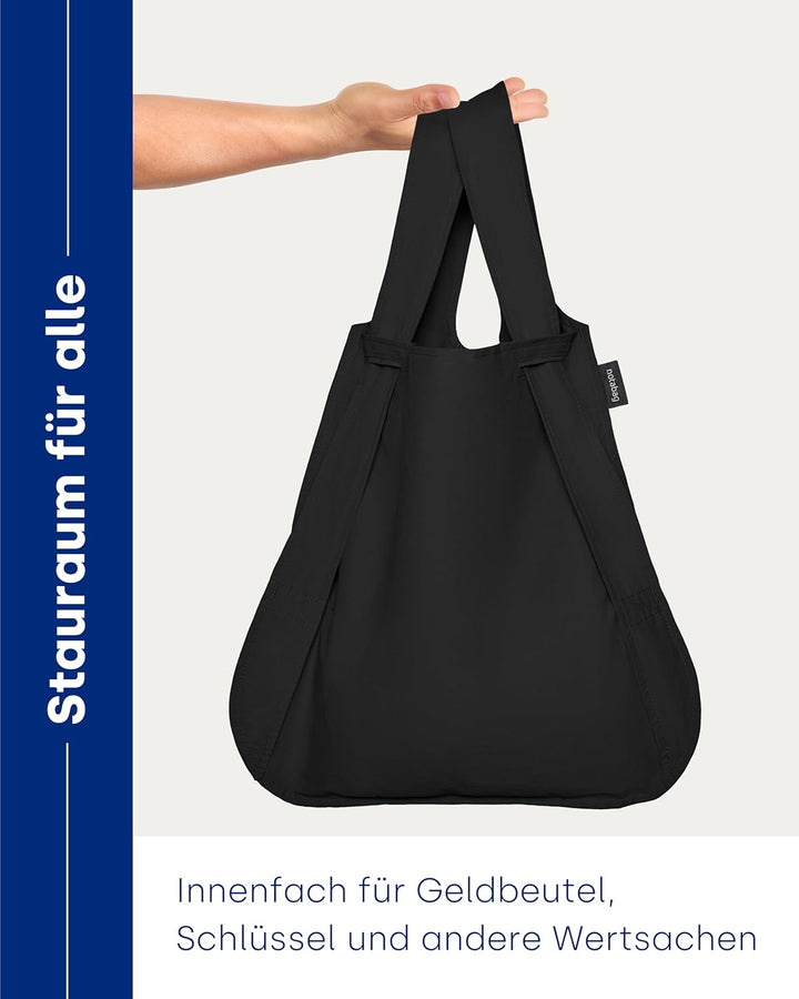 Notabag Unisex Original Gepäck-Handgepäck Einheitsgrösse Schwarz, Einheitsgrösse Schwarz