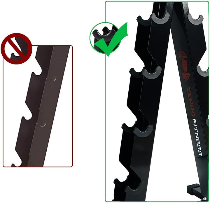 CCLIFE Kurzhantel Rack Professional Hantelständer Hantelablage 300kg Belastbarkeit Hantelständer