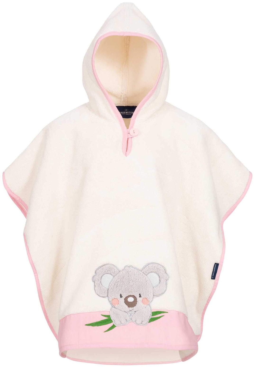 Morgenstern Kinder Badeponcho Koala 1-3 Jahre Rosa, 1-3 Jahre Rosa