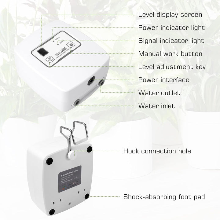 WIFI Automatisches Bewässerungssystem, Tropfbewässerungsset Gesteuert über APP, Automatisches Bewäss