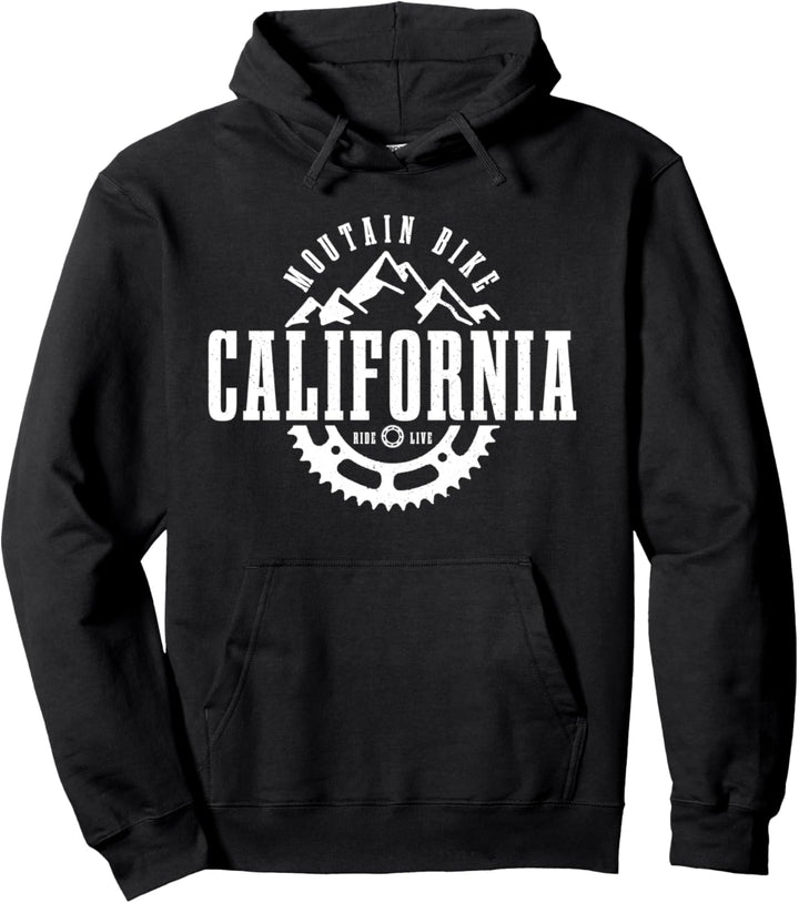 California Mountainbike MTB Downhill Souvenir Kalifornien Pullover Hoodie