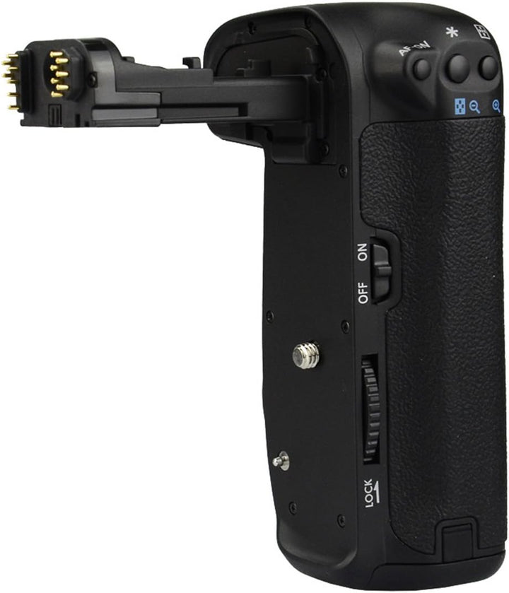 DSTE BG-E14 Batteriegriff + 2x LP-E6 Batterie + USB Ladegerät für Canon EOS 70D 80D