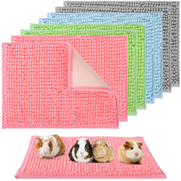 Meerschweinchen Käfigeinlage Waschbare Fleece Unterlage Wiederverwendbar und Saugfähige Pads für Kan