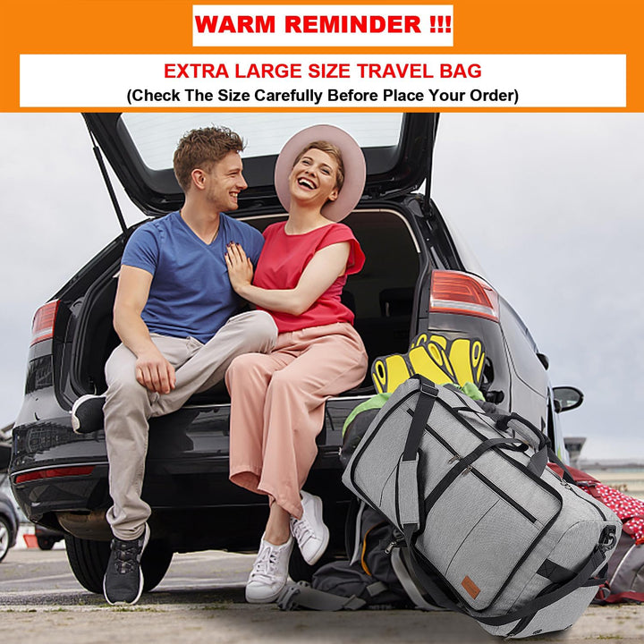 Upeelife Reisetasche, Reisetasche Gross Faltbar, Leichte Sporttasche Weekender Wasserdicht Reisetasc