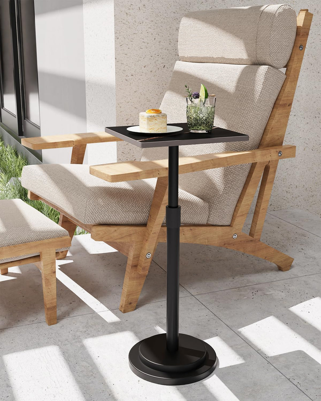 Höheneinstellbar Beistelltisch, Nachttisch für Schlafzimmer, Klein Couchtisch, Wohnzimmertisch mit M