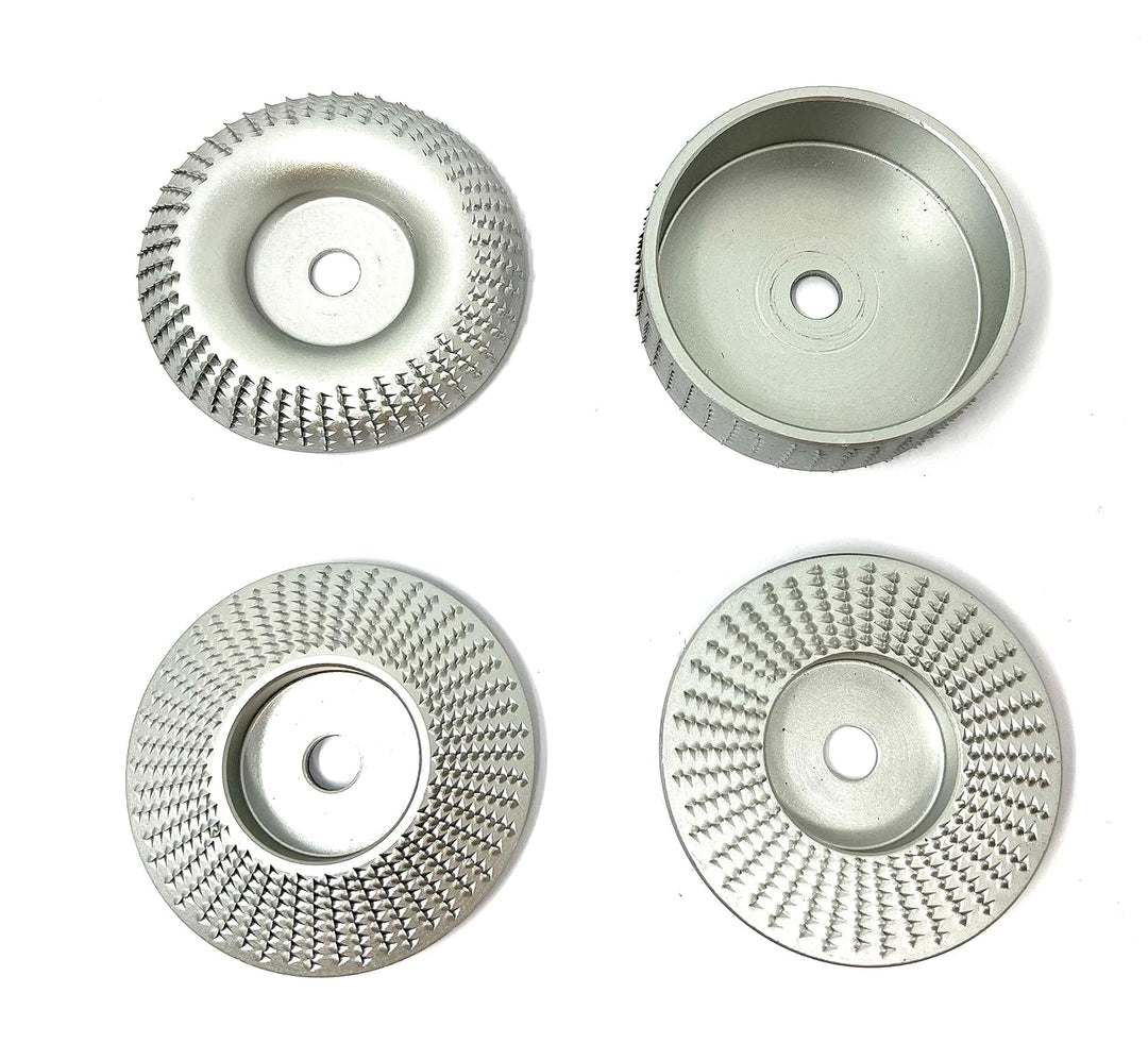 Wellerwerkzeuge I Raspelscheiben 4er SET 76x10mm für Mini akku Winkelschleifer wie Bosch GWS 12 10,8