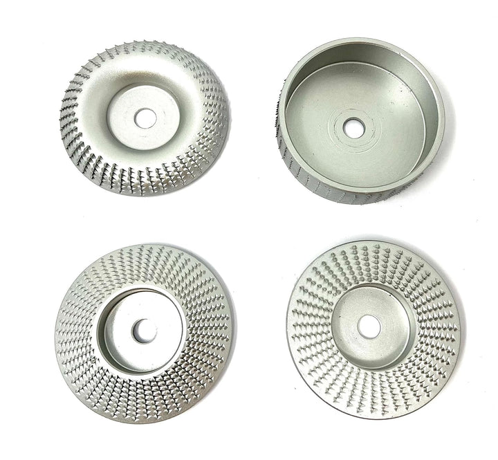 Wellerwerkzeuge I Raspelscheiben 4er SET 76x10mm für Mini akku Winkelschleifer wie Bosch GWS 12 10,8