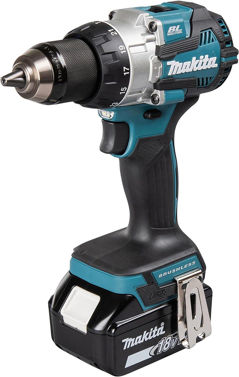 Makita DHP489RTJ Akku-Schlagbohrschrauber 18V / 5,0 Ah, 2 Akkus + Ladegerät im MAKPAC