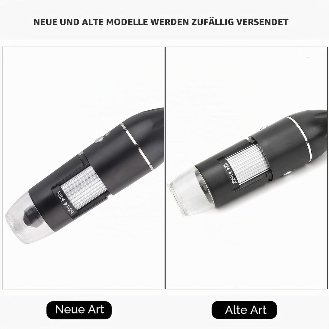 USB-Mikroskop LED 50X-1000X USB-Mikroskop-Vergrösserung Digitales Mikroskop mit Halterung USB-Mikros