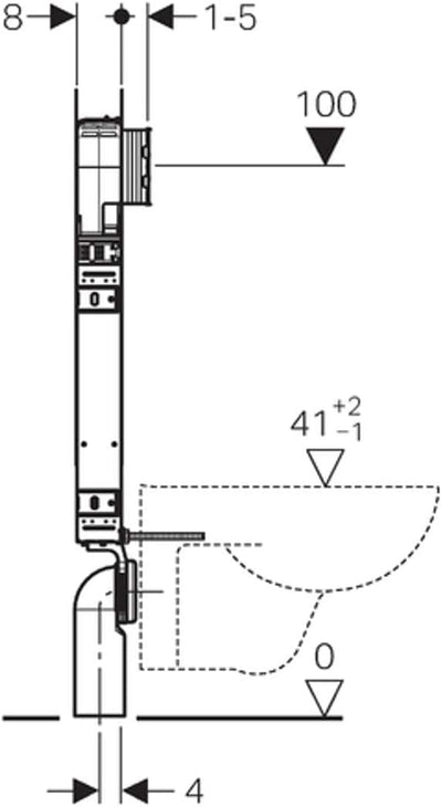 Geberit 110.790.00.1 Vase Hänge