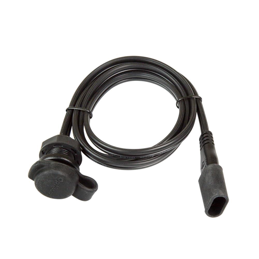 TecMate OptiMATE CABLE O-40, Witterungsbeständige SAE-Buchse, Armatureneinbau
