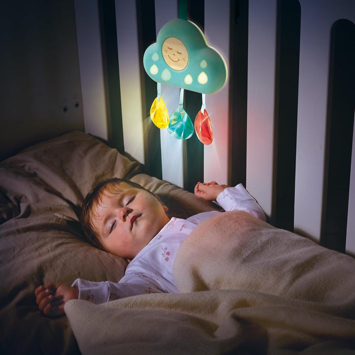 Hape Musikalisches Wolkenlicht für Säuglinge | Beruhigt weinende Babys, Höhenverstellbar, 2 Modi: 20