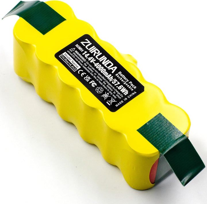 14,4V 4000mAh/4Ah NI-MH Akku Ersatz für iRobot Roomba 500 600 700 800 Serie Ersatzakku Passt R3 irob