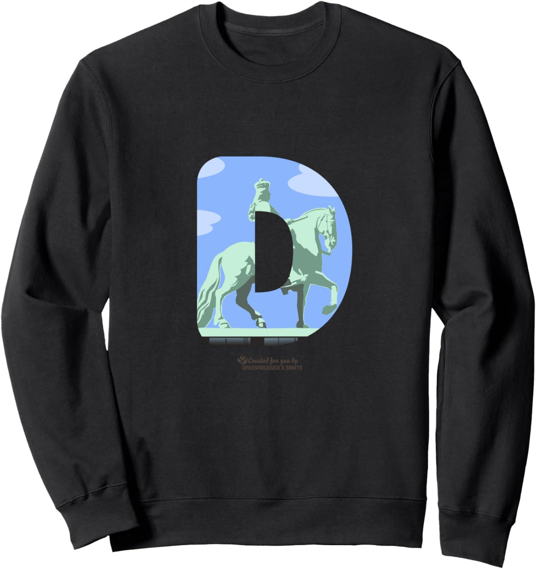 Düsseldorf Design Jan Wellem im D wie Düsseldorf Sweatshirt