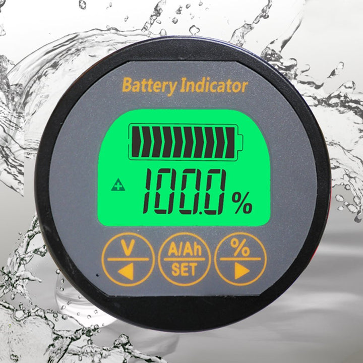 AiLi Batteriemonitor Tester Voltmeter Amperemeter 8-120V 0-350A 999Ah für Auto Auto Motorboot Wohnwa