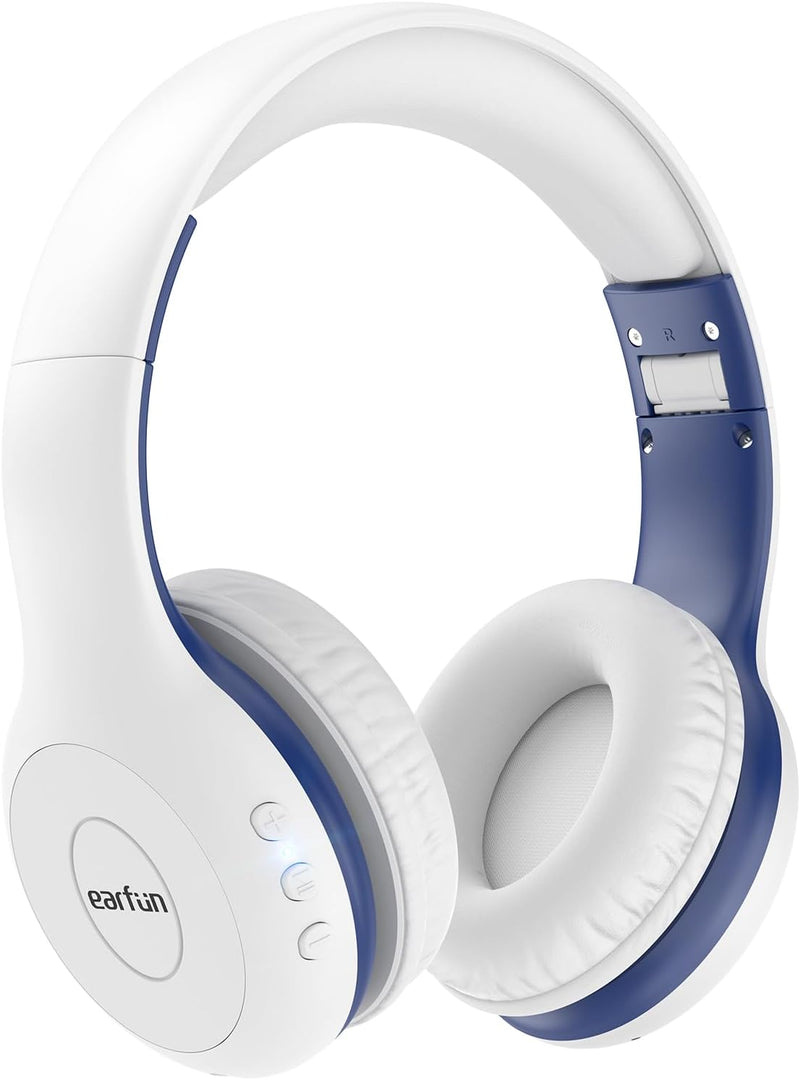 EarFun Bluetooth Kopfhörer Kinder, 85/94dB Lautstärkeregelung, HiFi Sound, HD-Mikrofon, 40 Std Akku,