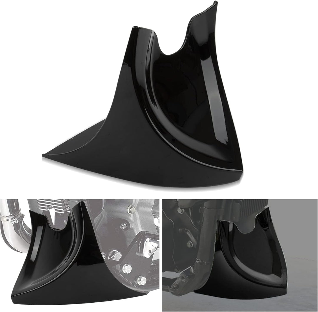 Kotflügel Vorne Spoiler für Harley Davidson Fatboy Softail Touring Glide Dyna 2004-2017, PSLER Boden